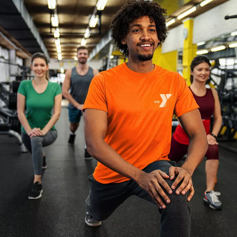 Young Adults working out at the YMCA